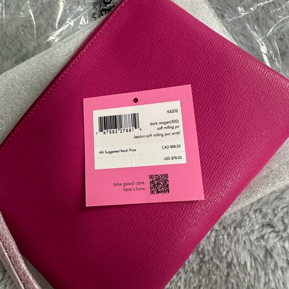 Kate Spade Pink Keaton Wristlet - Picture 4 of 5